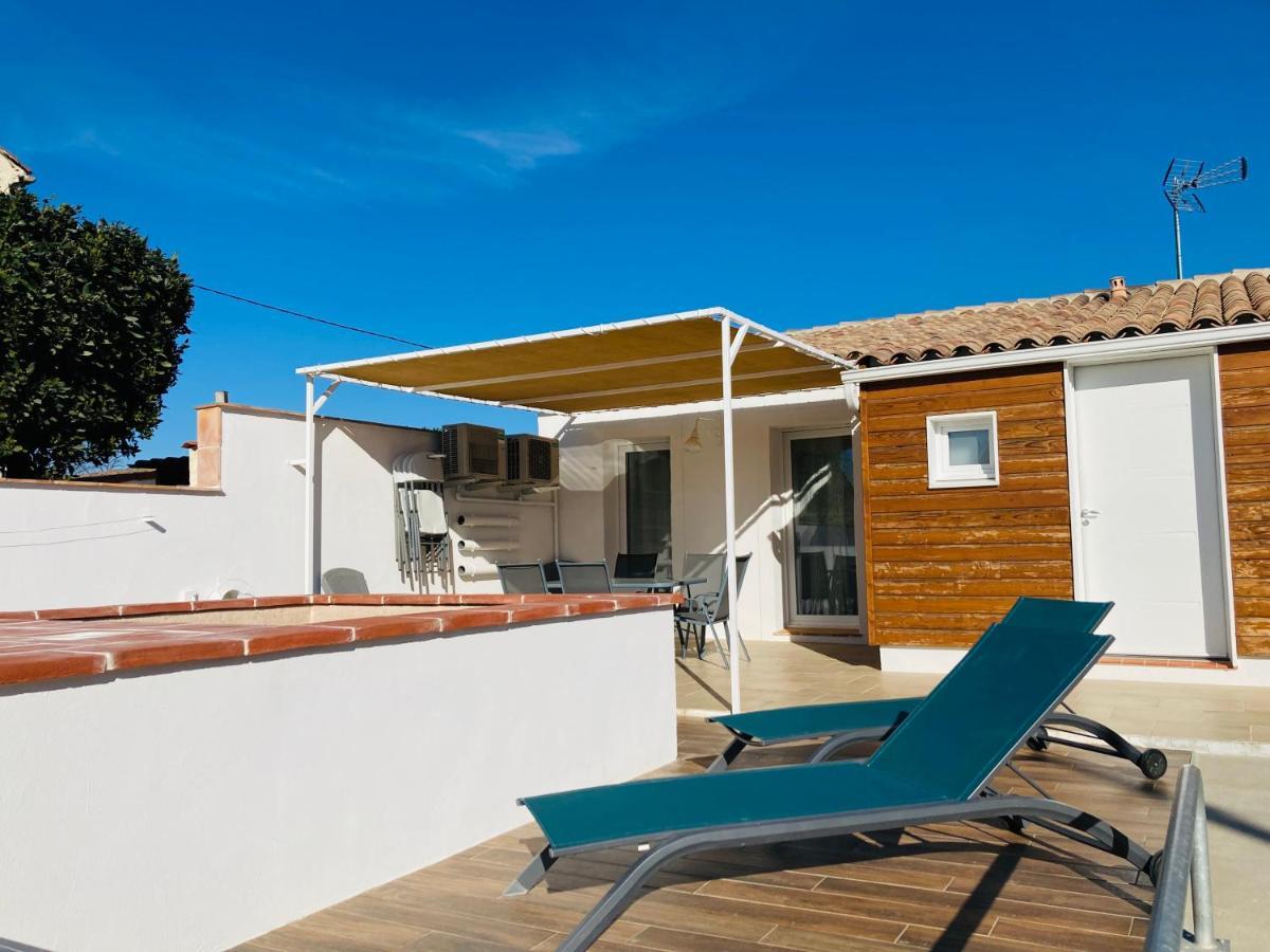 Gite Blanco Y Madera Narbonne Luaran gambar